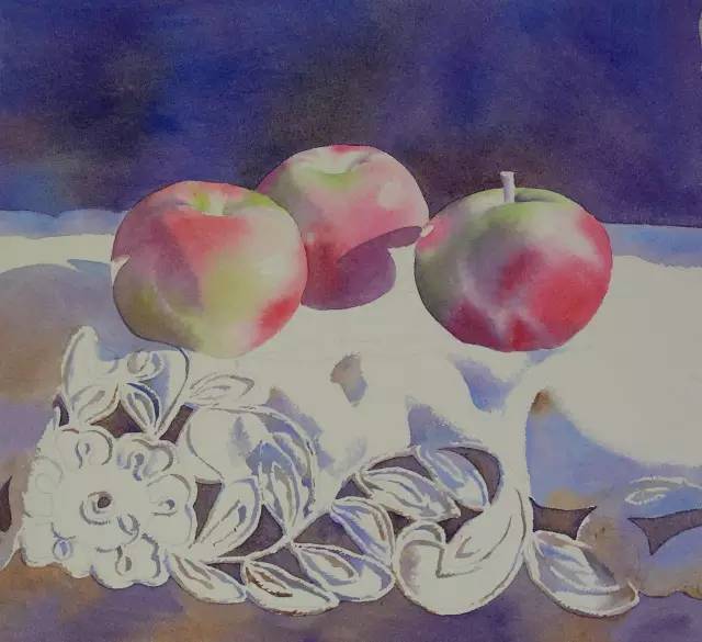 色彩苹果画法步骤_色彩苹果的画法_画法色彩苹果怎么画