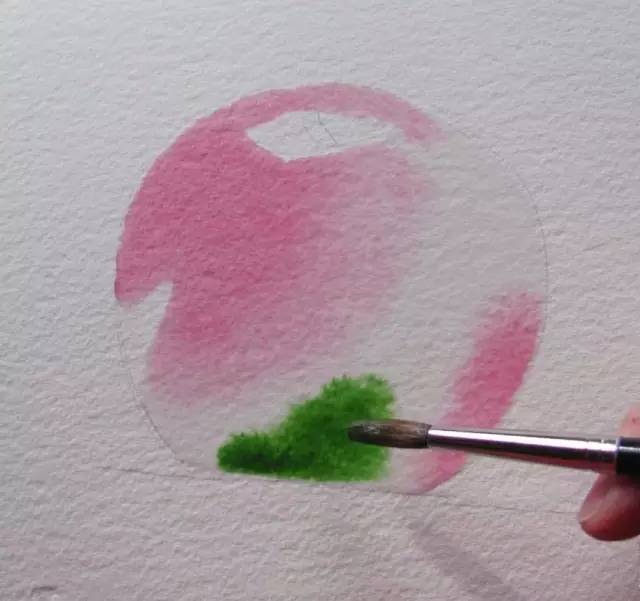 色彩苹果的画法_色彩苹果画法步骤_画法色彩苹果怎么画